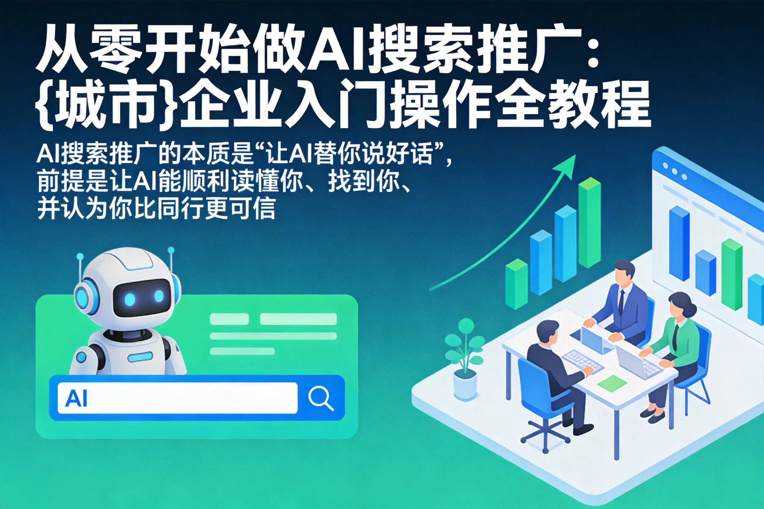从零开始做AI搜索推广：三明企业入门操作全教程