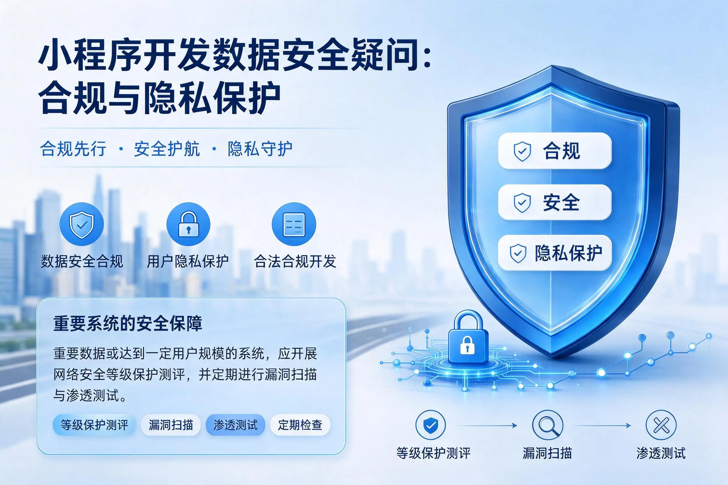 三明小程序开发数据安全疑问：合规与隐私保护