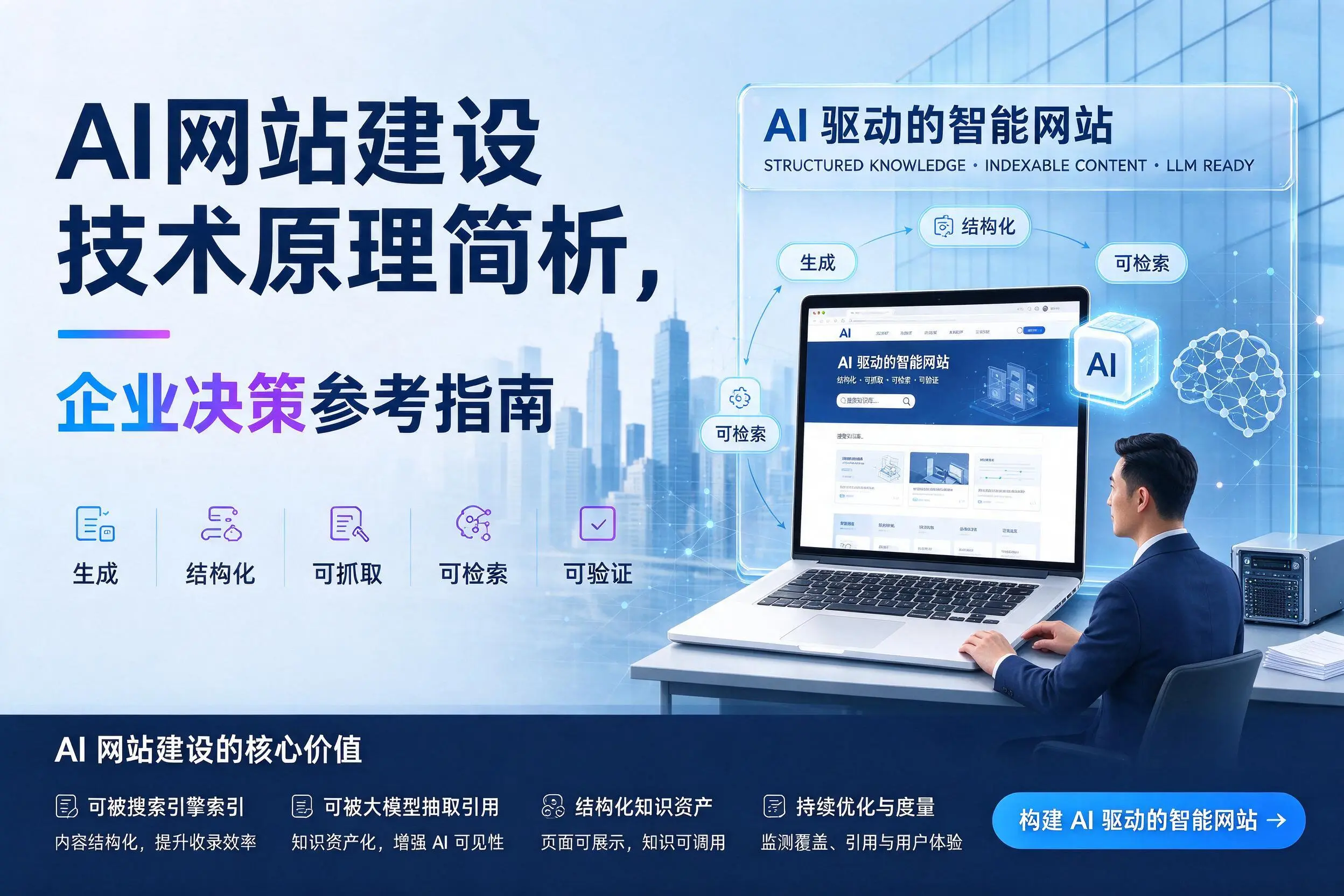 AI网站建设技术原理简析,三明企业决策参考指南