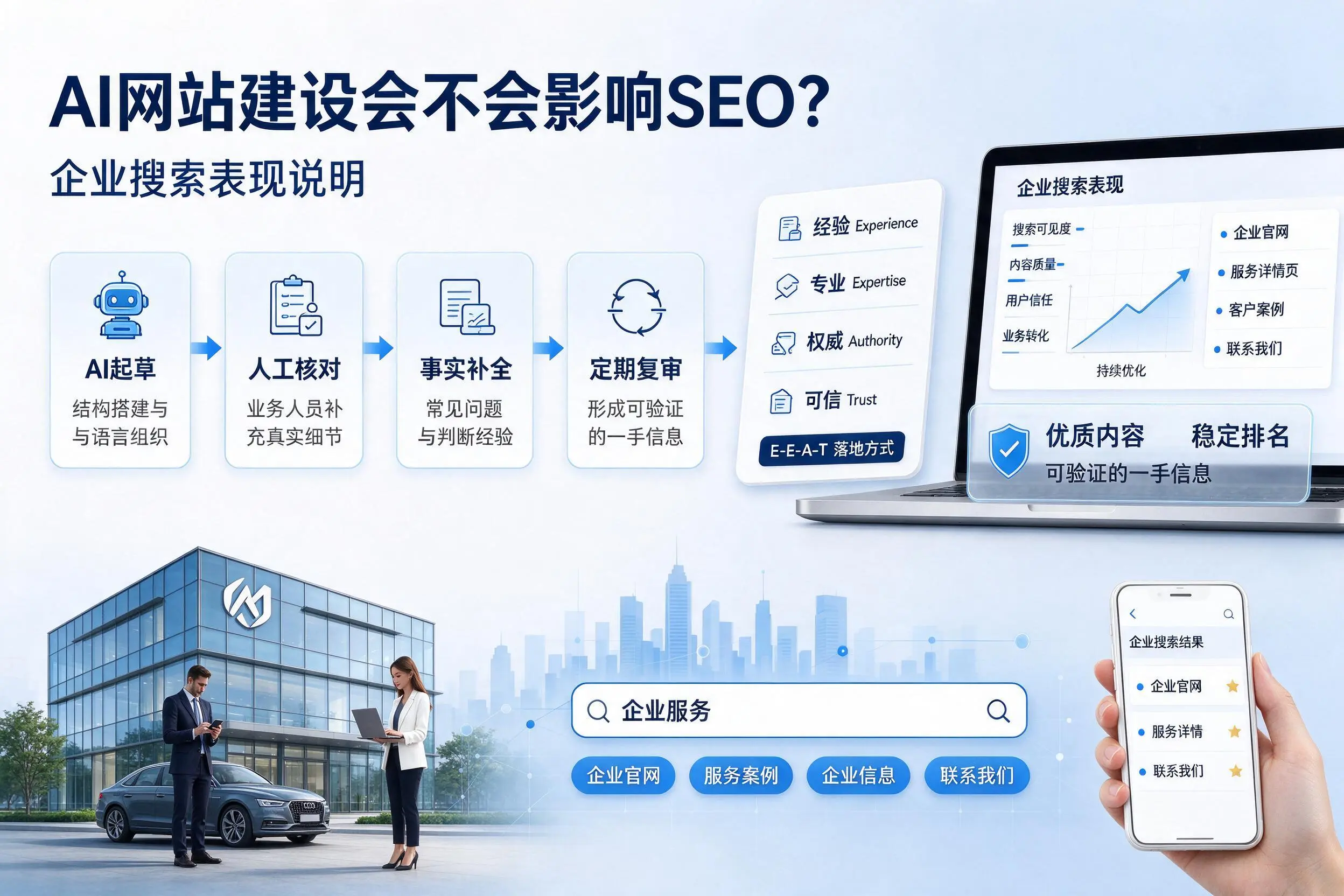 AI网站建设会不会影响SEO？三明企业搜索表现说明