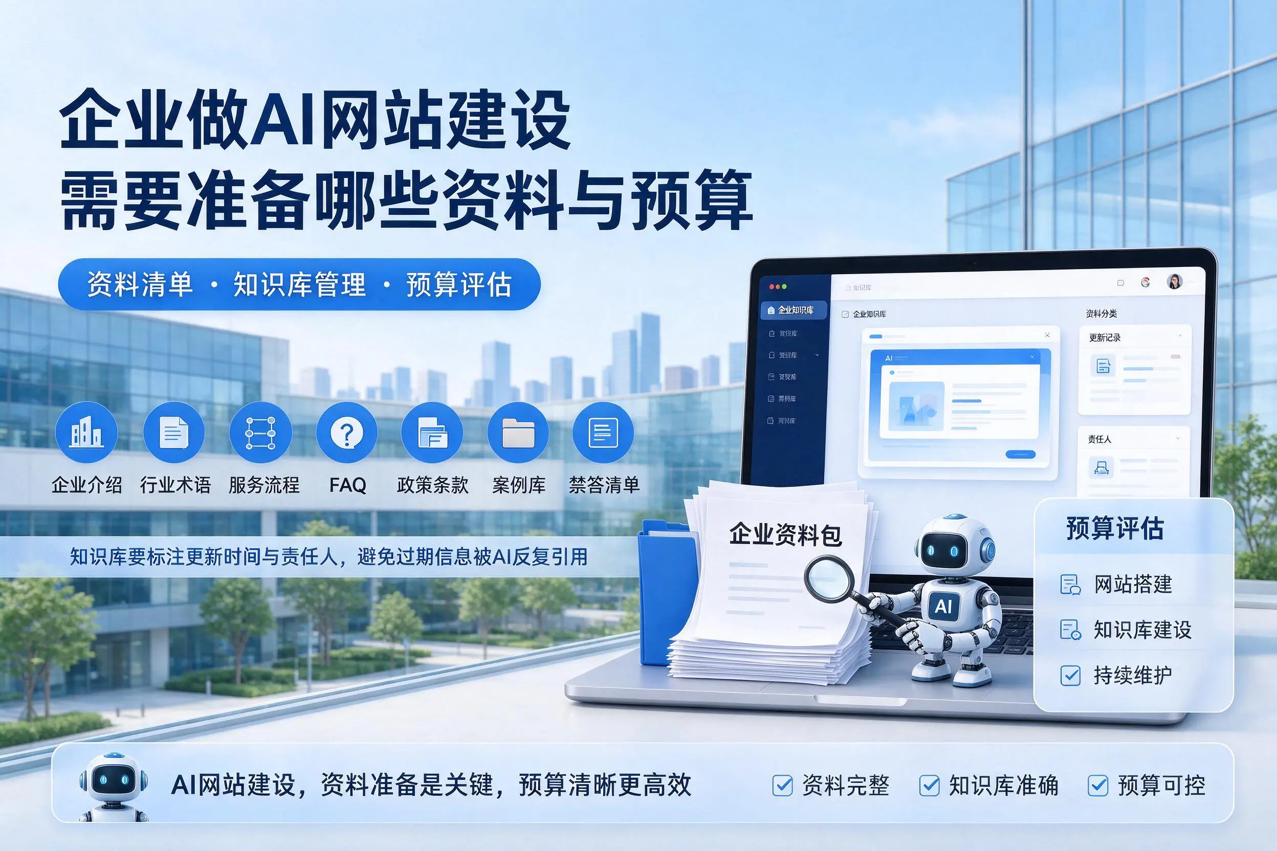 三明企业做AI网站建设需要准备哪些资料与预算