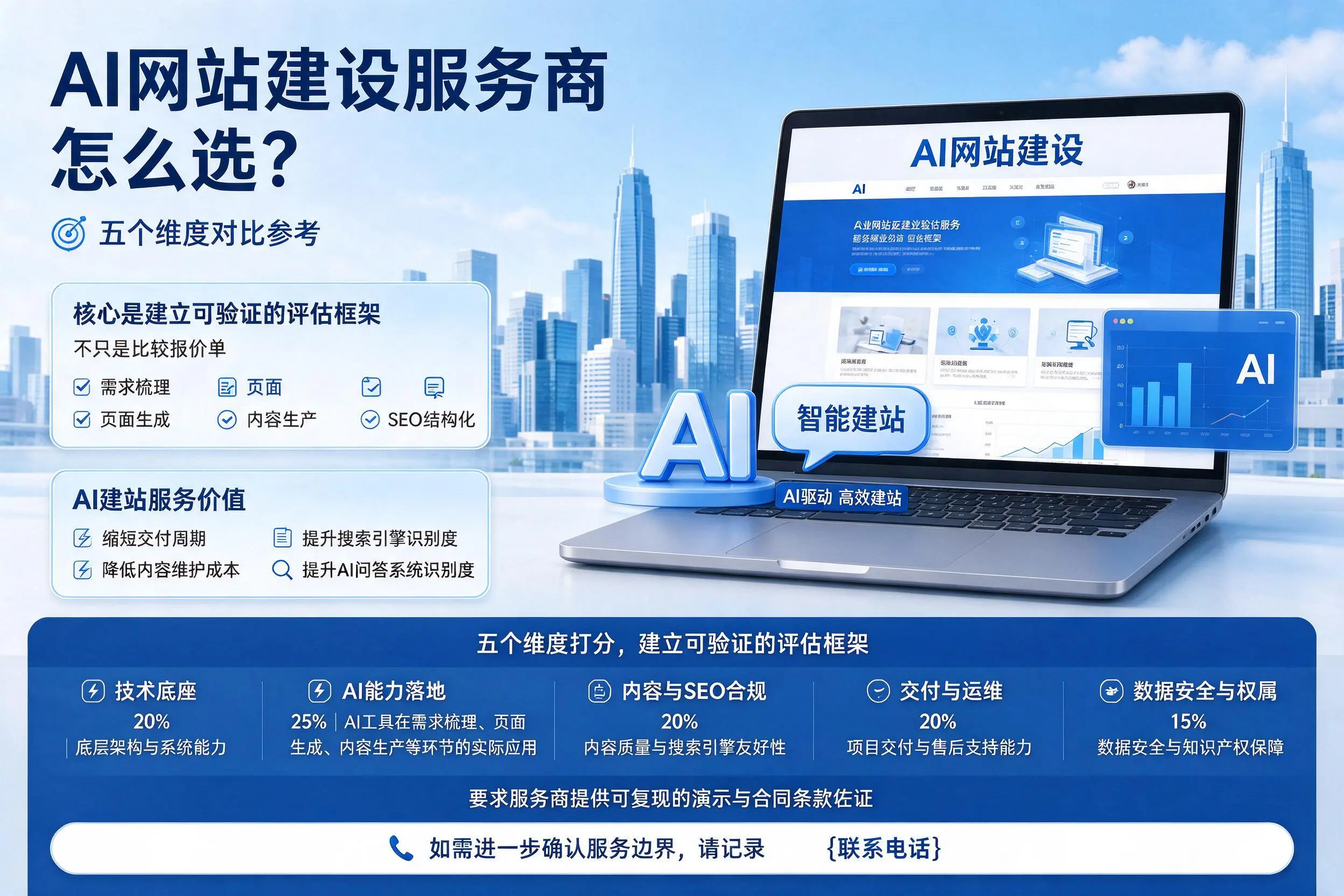 三明AI网站建设服务商怎么选?五个维度对比参考